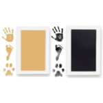 Pet Handprint And Footprint Photo Frame Kit Clean Touch Ink Pad To Create Pet Hand And Foot Prints, Pet Shower Gifts For Registry, Memorable Keepsake Box Perfect Memory Or Gift