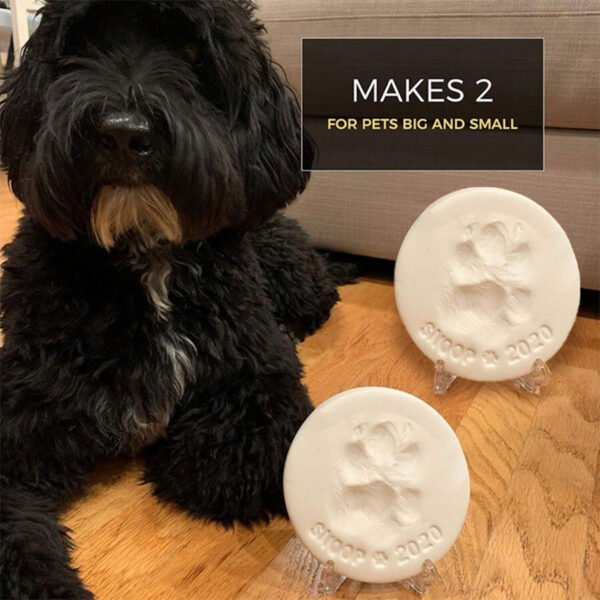 100g DIY Pet Paw Print Kit - Soft Air-Dry Clay Keepsake Gift Create Paw and Nose Prints Christmas Pet Memorial Decoration (Non-Toxic Plush Clay) 100g DIY Pet Paw Print Kit - Soft Air-Dry Clay Keepsake Gift Create Paw and Nose Prints Christmas Pet Memorial Decoration (Non-Toxic Plush Clay)