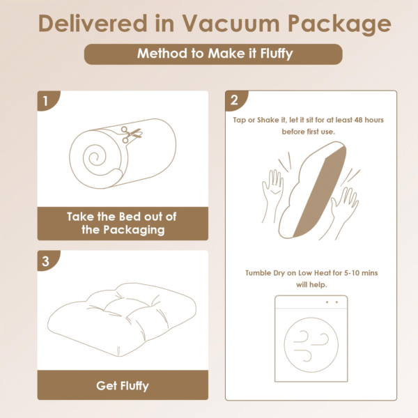 3 Extra-large 109.22 x 73.66 cm orthopedic dog bed - Non-slip washable crate pad with plush faux fur, suitable for large and medium dogs, heavy-duty support, maximum weight 29.94 kg, soft cushion for joint health, eas