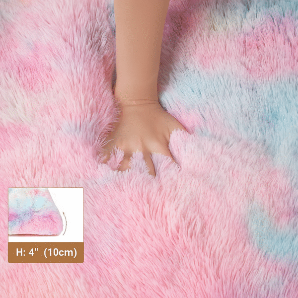 5 Extra-large 109.22 x 73.66 cm orthopedic dog bed - Non-slip washable crate pad with plush faux fur, suitable for large and medium dogs, heavy-duty support, maximum weight 29.94 kg, soft cushion for joint health, eas