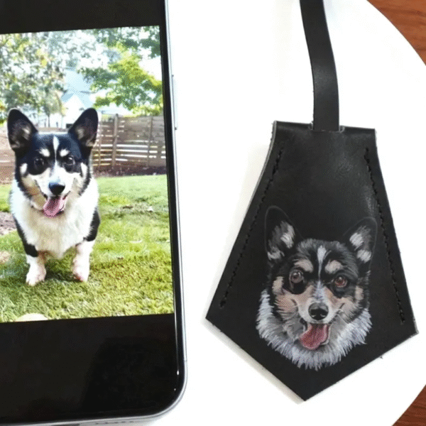 7标题Custom Hand Painted Pet Leather Bag Charm Personalized Handmade Keychain Pet Portrait DogCat Memorial Gift Keyring Leather Luggage Tag Custom Hand Painted Pet Leather Bag Charm Personalized Handmade Keychain Pet Portrait DogCat Memorial Gift Keyring Leather Luggage Tag