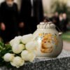 Cat Pattern Flower Design, Handmade Ceramic Pet Urn, Small Dog, Cat, Rabbit Ash Container, Memorial Cremation Jar for Pets, Funeral Hair Memorial Box, Pet Owner Cat Pattern Flower Design, Handmade Ceramic Pet Urn, Small Dog, Cat, Rabbit Ash Container, Memorial Cremation Jar for Pets, Funeral Hair Memorial Box, Pet Owner