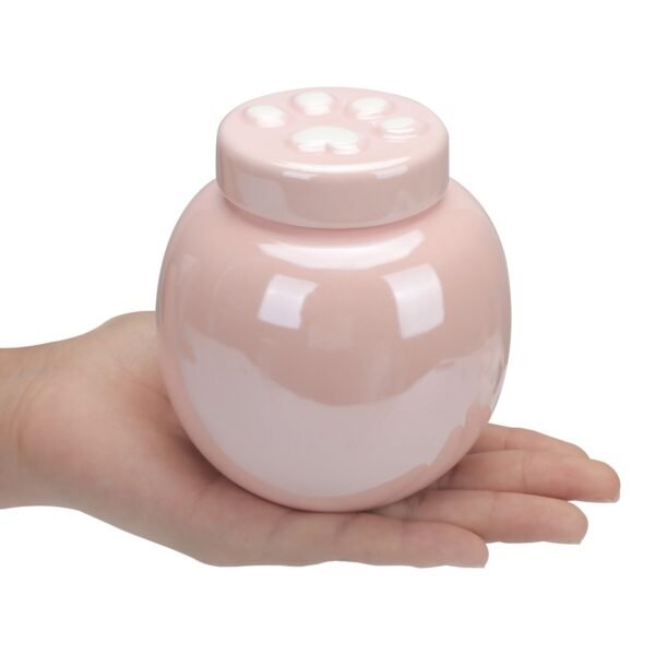 Engravable Pet Urn Handmade Pink Ceramic Memorial Box Engravable Pet Urn Handmade Pink Ceramic Memorial Box