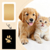 SKU 属性图_02 Pet Handprint And Footprint Photo Frame Kit Clean Touch Ink Pad To Create Pet Hand And Foot Prints, Pet Shower Gifts For Registry, Memorable Keepsake Box Perfect Memory Or Gift