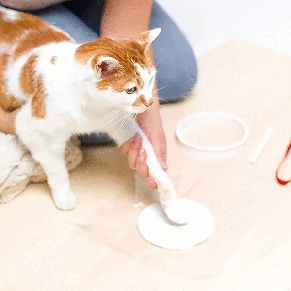 SKU 属性图_04 100g DIY Pet Paw Print Kit - Soft Air-Dry Clay Keepsake Gift Create Paw and Nose Prints Christmas Pet Memorial Decoration (Non-Toxic Plush Clay)