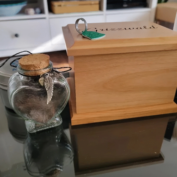 temu (5) Pet Fur Keepsake Jar with Portrait, Custom Pet Hair Memorial Jar, Pet Loss Gifts, Personalized Dog Rememberance Gift, Dog Cat Memorial Gifts CraftsforDaily