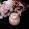 主图_06 Engravable Pet Urn Handmade Pink Ceramic Memorial Box