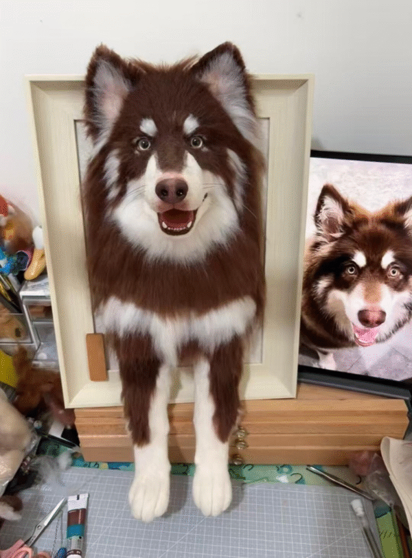 Custom Needle Felt 3D Pet Portrait